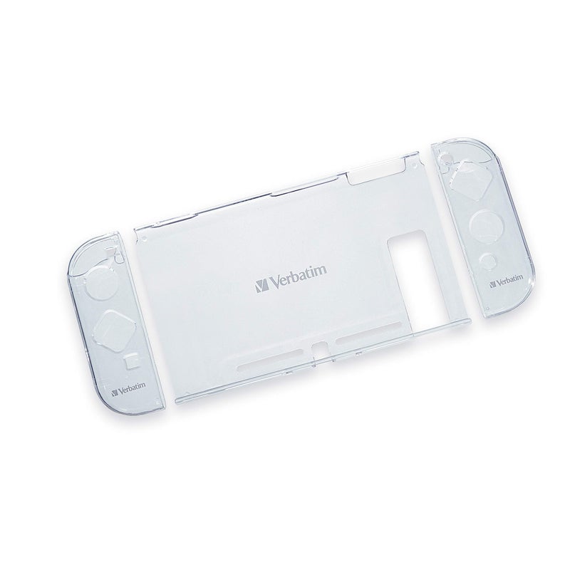 Verbatim Crystal Case with Screen Protection Film for use with Nintendo Switch - Image 1